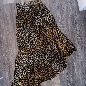 Kooples cheetah long skirt